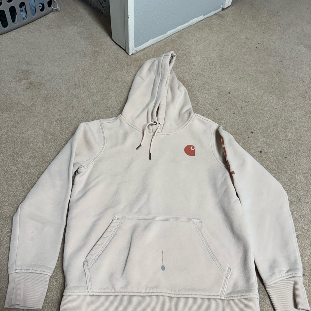 Carhartt Cream Sweatshirt Hoodie